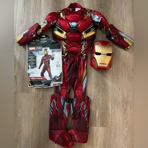 Marvel Iron Man Kids Costume - Red, Gold, and Silver